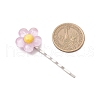 Resin Flower Hair Bobby Pins PHAR-JH00133-3