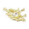 Alloy Crystal Rhinestone Pendants PALLOY-P294-01G-01-3