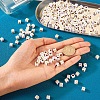 Biyun 500Pcs 5 Styles Plating Acrylic Beads SACR-BY0001-03-7