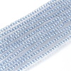 Electroplate Glass Beads Strands EGLA-I013-2mm-PL02-1