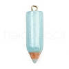 Resin Pencil Pendants RESI-V009-01B-1