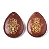 Synthetic Goldstone Pendants G-T122-73J-2