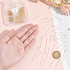 Unicraftale 240Pcs 4 Styles 304 Stainless Steel Eye Pins & Flat Head Pins STAS-UN0057-87-4