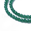 Natural Dyed & Heated Green Onyx Agate Beads Strands X-G-F596-12B-2mm-3