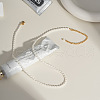 Elegant French Style Imitation Pearl Rice Beaded Necklaces with Stainless Steel End Chains for Women BJ9351-3