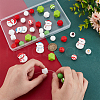   38Pcs 13 Styles Food Grade Eco-Friendly Silicone Beads FIND-PH0022-45-3
