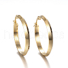 304 Stainless Steel Hoop Earrings EJEW-P091-34D-1