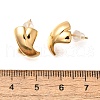 Brass Stud Earrings EJEW-Z083-02G-5