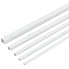 Olycraft 30Pcs 5 Style ABS Plastic Square Hollow Tubes AJEW-OC0003-08A-1
