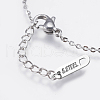Tarnish Resistant 304 Stainless Steel Link Bracelets BJEW-F311-02P-3
