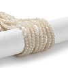 Electroplate Imitation Jade Glass Bead Strands EGLA-J047-3x2mm-F03-5