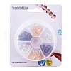 15mm Brass Leverback Earring Findings 3 Mixed Colors in One Box for Jewelry Making KK-PH0015-03M-2