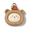 Opaque Resin Pendants RESI-S403-03I-1