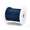 Braided Cowhide Leather Cord NWIR-N005-01E-4mm-2