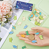 SUNNYCLUE 40pcs 5 Styles Alloy Enamel Pendants ENAM-SC0004-38-3