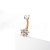 Clear Cubic Zirconia Belly Button Rings FS-WG81544-06-1