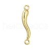 Brass Horn of Plenty Connector Charms KK-V002-20G-1