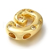 Brass with Cubic Zirconia Pendant KK-Q818-03G-G-2