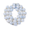 Natural White Jade Beads Strands G-D305-B01-01C-3