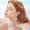 HOBBIESAY 100Pcs Transparent Glass Butterfly Charms FIND-HY0003-79-6