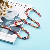 Handmade Rubberized Style Acrylic Cable Chains AJEW-JB00955-3