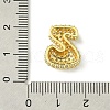 Rack Plating Brass Clear Cubic Zirconia Pendants KK-S378-01G-Z-3