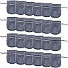 FIBLOOM 24Pcs Velvet Storage Bags ABAG-FI0001-01A-1
