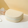 Half Round PU Leather Jewelry Box PW-WG80655-02-1