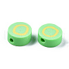 Handmade Polymer Clay Beads CLAY-N011-031O-3