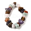 Natural Amethyst & Tiger Eye & Green Aventurine & Rose Quartz & Carnelian Beads Strands G-I283-F17-3