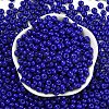 Imitation Jade Glass Seed Beads SEED-Z001-A-B14-2