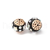 Handmade Resin Indonesia Round Beads IPDL-P005-22KCG-01-2