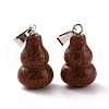 Synthetic Goldstone Pendants G-G846-01B-2