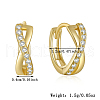 Elegant S925 Sterling Silver 8-shaped Hoop Earrings XK8760-1-2
