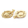 Brass Micro Pave Cubic Zirconia Pendants KK-Q252-082-NF-2