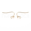 Brass Earring Hooks X-KK-L198-001G-1