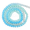 Transparent Glass Beads Strands GLAA-N041-010-01-2