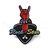 Gesture Creative Rock Music Theme Enamel Pins JEWB-D025-01C-1