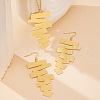 Irregular Geometry Alloy Pendant Necklace & Dangle Earring Sets FS-WG9A5A6-01-3