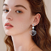Beebeecraft 30Pcs 3 Styles Clear Cubic Zirconia Stud Earring Findings EJEW-BBC0001-28-5