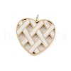 304 Stainless Steel Enamel Pendants STAS-I325-048G-1