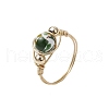 4Pcs 4 Colors Brass Rings for Women RJEW-JR00853-02-4