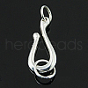 925 Sterling Silver S Shape Clasps STER-A009-17-1
