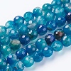 Natural Agate Beads Strands X-G-G580-8mm-05-1