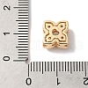 Brass Micro Pave Clear Cubic Zirconia Beads KK-G503-12G-3
