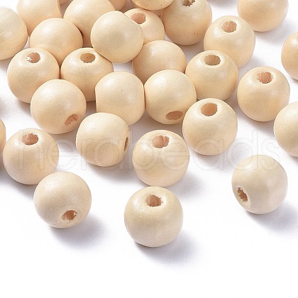 Natural Maple Wood Beads TB12mmY-17-LF-1