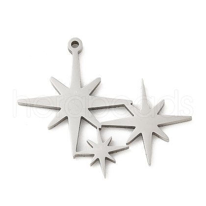 201 Stainless Steel Pendants STAS-R133-01P-01-1