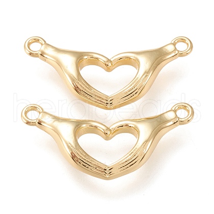 Brass Links Connectors ZIRC-I044-45G-1