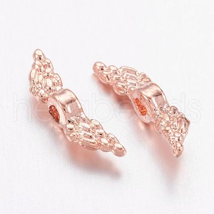 Tibetan Style Alloy Beads TIBEB-S039-036RG-RS-1