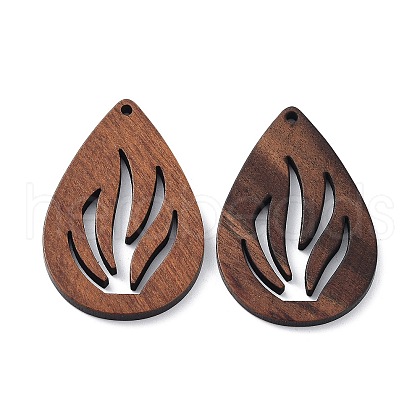 Walnut Wood Laser Cut Pendants WOOD-Q051-04A-1